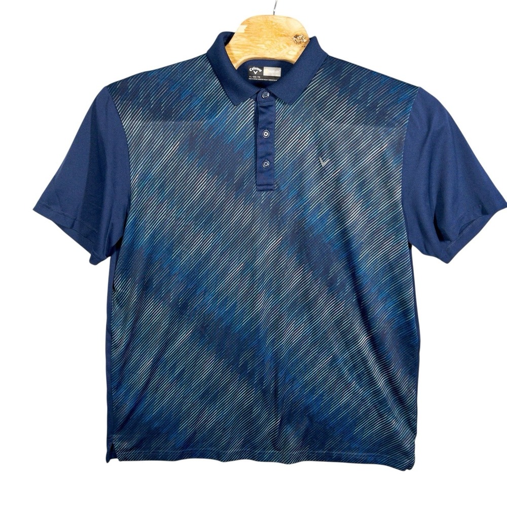 Callaway Golf‎ Polo Moisture Wicking Performance  Material Mens XL Office Preppy